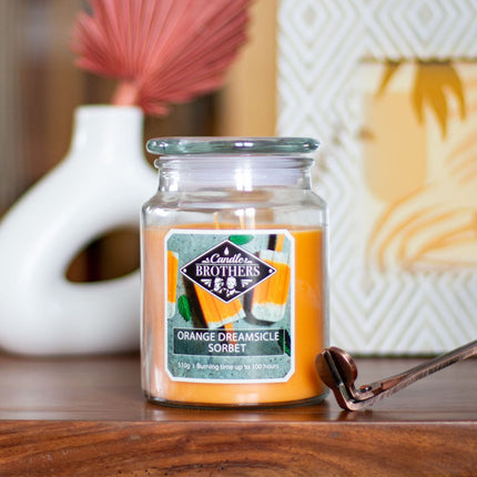 Scented Candle with Two Wicks for Relaxation