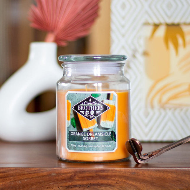Scented Candle with Two Wicks for Relaxation