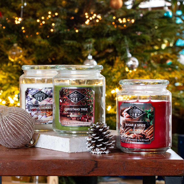 Scented Candle with Two Wicks for Relaxation