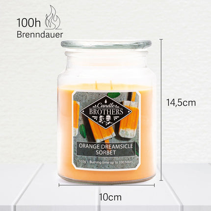 Scented Candle with Two Wicks for Relaxation