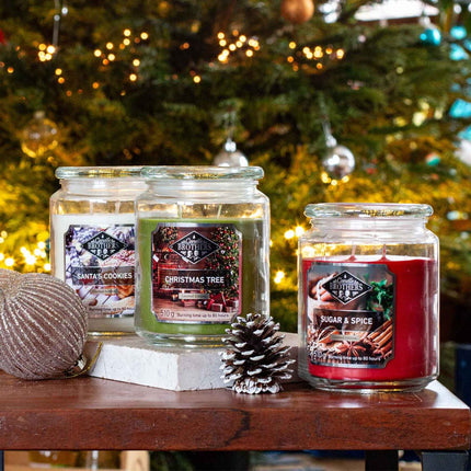 Scented Candle with Two Wicks for Relaxation
