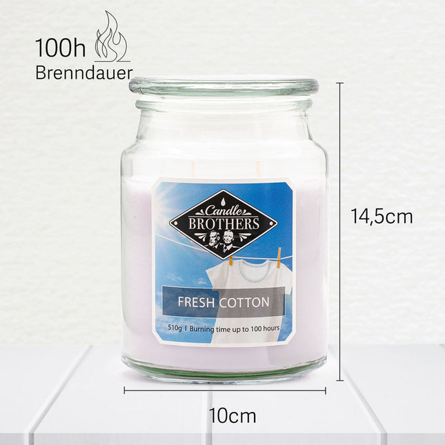 Scented Candle with Two Wicks for Relaxation