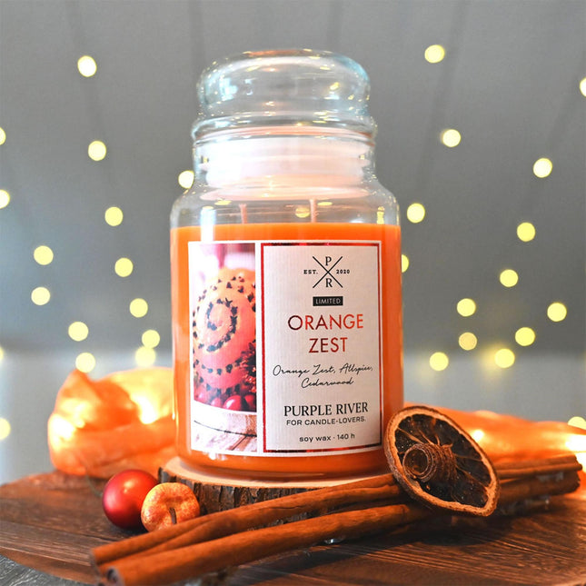 Scented Soy Candle, 140-Hour Burn Time