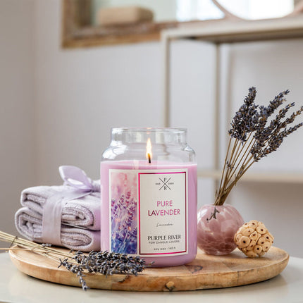 Scented Soy Candle – 140-Hour Burn Time
