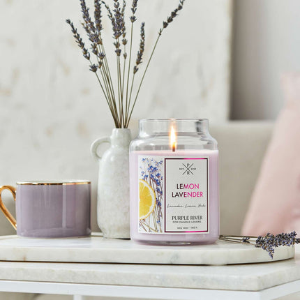 Scented Soy Candle – 140-Hour Burn Time