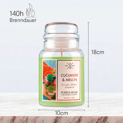Scented Soy Candle, 140-Hour Burn Time