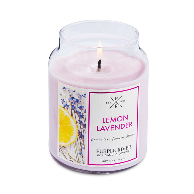 Scented Soy Candle – 140-Hour Burn Time