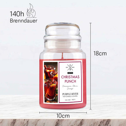 Scented Soy Candle – 140-Hour Burn Time