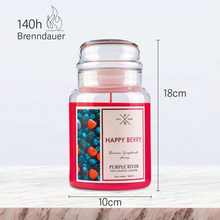 Scented Soy Candle, 140-Hour Burn Time
