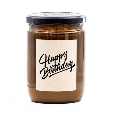 Scented Soy Candle – Lemon & Orange Fragrance, Glass Jar