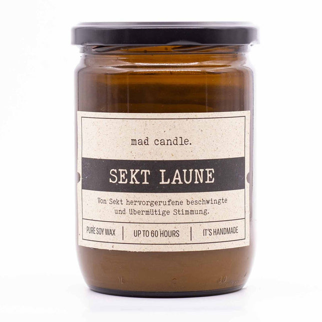 Scented Soy Candle – Lemon & Orange Fragrance, Glass Jar