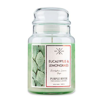 Scented Soy Wax Candle – 140-Hour Burn Time