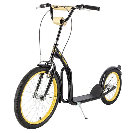 Scooter 20/16"" Black/Gold – Lightweight, Durable