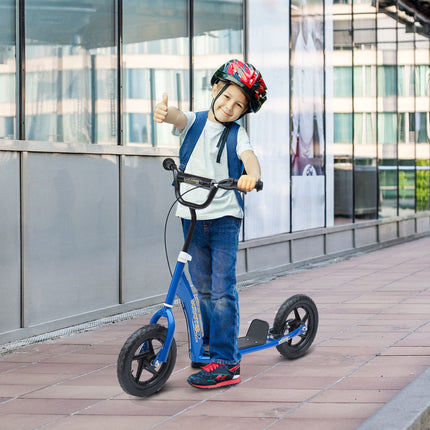 City scooter for children - 12"", rear brake, blue