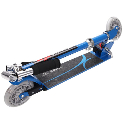 Scooter scooter kick scooter children's scooter city scooter foldable up to 70KG-blue