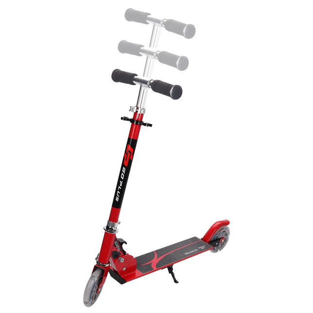 Scooter scooter kick scooter children's scooter city scooter foldable up to 70 kg-red