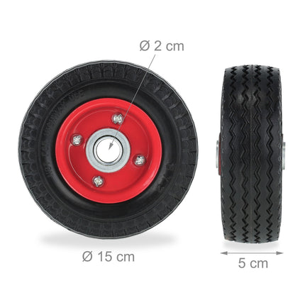 Scooter wheel set with 2 wheels