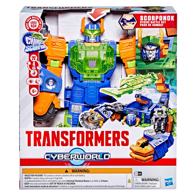 Scorponok Cyberworld Figure, 35 cm, Action Battle Toy