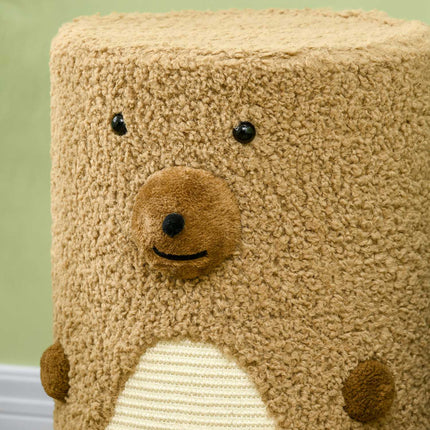 Cat Scratching Tower with caves and board, light brown, 66cm