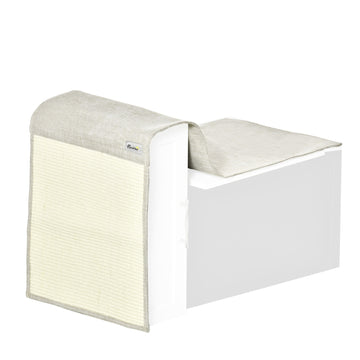 Cat Scratching Mat, Sisal Sofa Cover Set - Beige/Grey