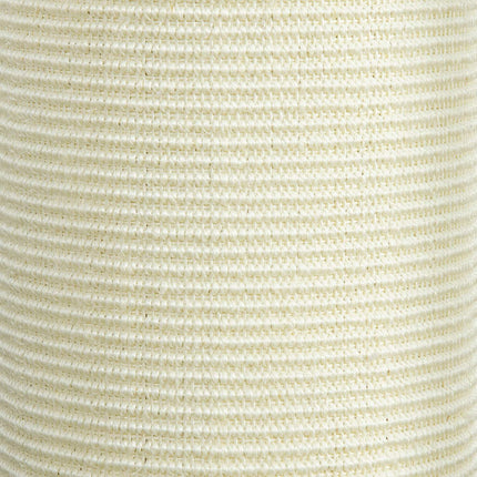 Cat scratching post, 85 cm, sisal rope, plush cream