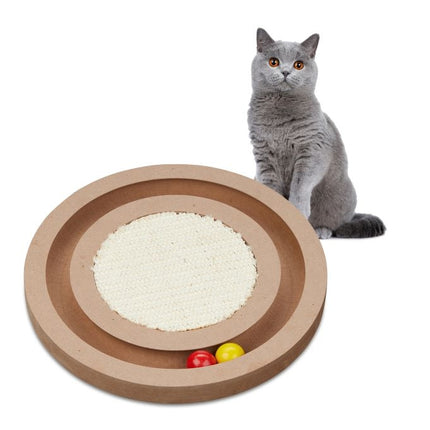 Scratching board for cats with Sisal mat
