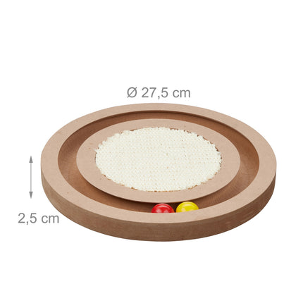 Scratching board for cats with Sisal mat