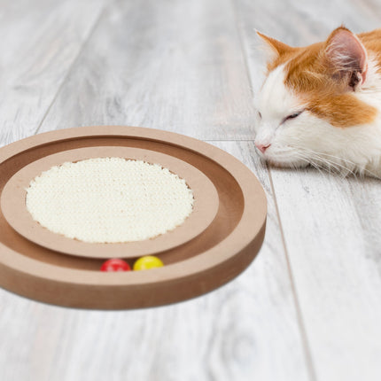 Scratching board for cats with Sisal mat