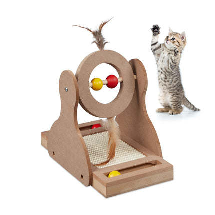 Scratching mat for cats with sisal mat