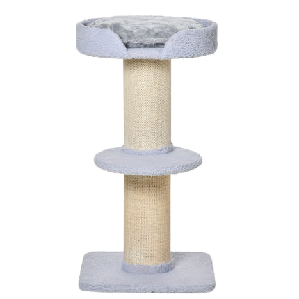 Light Blue Sisal Cat Play Tree, 91cm, 30kg Capacity