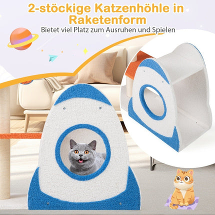 Scratching post with UFO platform & sisal scratching posts Cat scratching post Cat tree climbing tree
