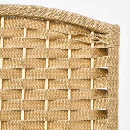 Bamboo Room Divider 6 Panel Natural Folding Privacy Screen