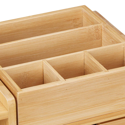 Screen stand and desk storage