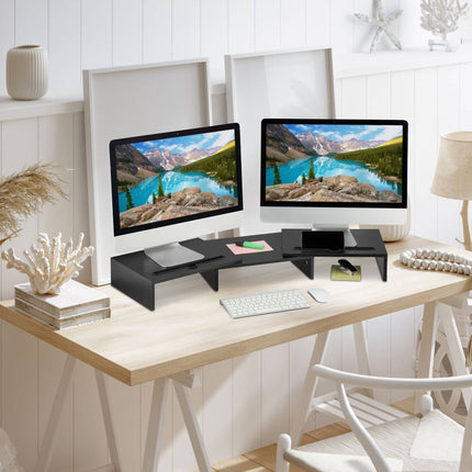 Screen stand for 2 screens