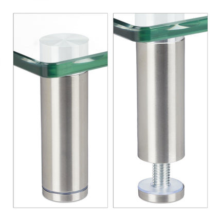 Screen stand in glass