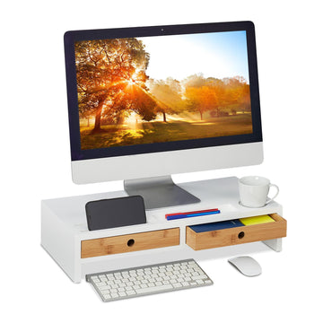 Screen stand with storage
