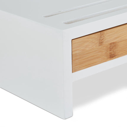 Screen stand with storage