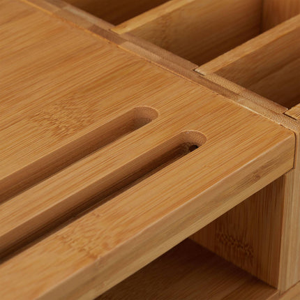 Screen stand with storage