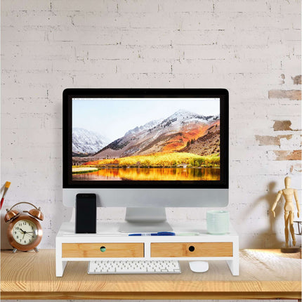 Screen stand with storage