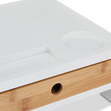 Screen stand with storage