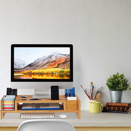 Screen stand with storage