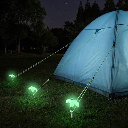 Screw Tent Pegs with Drill Adapter, 20 Pcs in Case