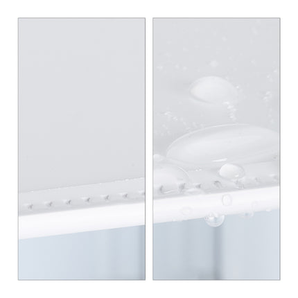 Screwless plastic shelf with 16 compartments