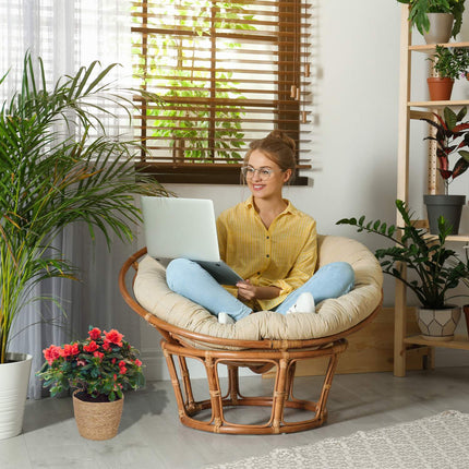 Seagrass Planters Set – 3 Indoor Wicker Flower Pots