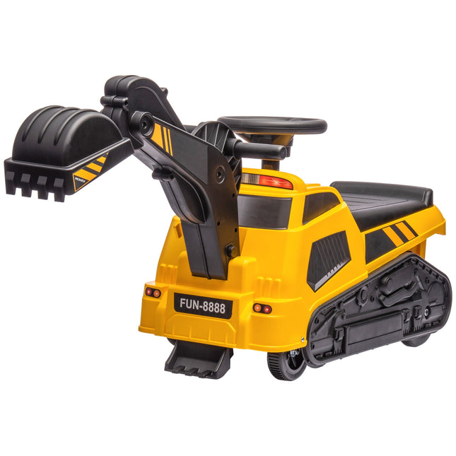 3-in-1 rolling excavator toy with music for ages 1.5-4