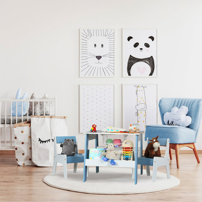 Seating area for children with 2 chairs