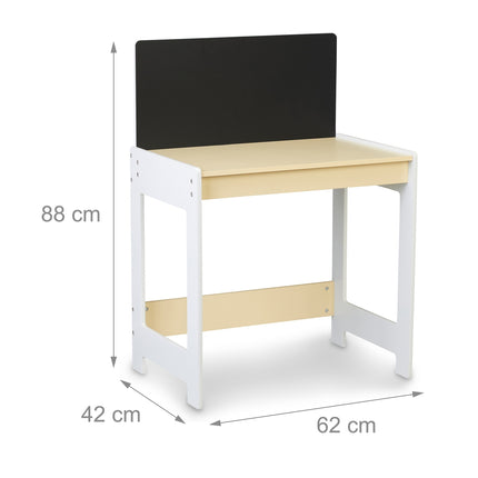 Seating group for children with blackboard