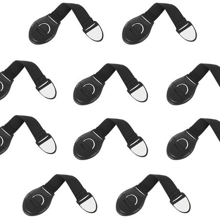 Security - lock for cabinets 10 pcs. black