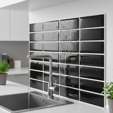 Self-Adhesive 3D Tile Stickers, 30x30 cm, Removable