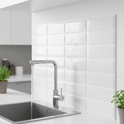 Self-Adhesive 3D Tile Stickers, 30x30 cm, Removable